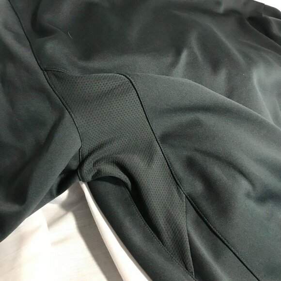 Reebok Jacket Men L Charcoal Full Zip Play Dry Pockets Polyester Lightweight - Picture 9 of 10